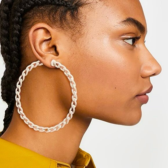 Jacquemus Les Creoles Gourmette Earrings - Picture 1 of 2
